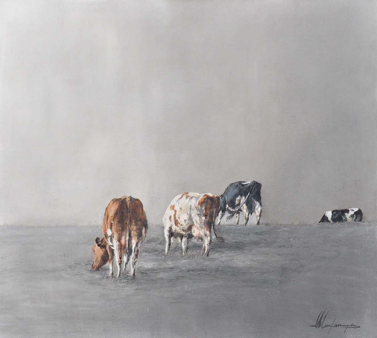 Annabelle Lanfermeijer + Grazende koeien